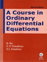 A Course in Ordinary Differential Equations 1842657720 Book Cover