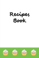Recipes Book: Blank Recipe Journal to Write in for Women, Document all your special recipes ... for Women, Wife, Mom, Grandmother 6 x 9 120 pages 1712082345 Book Cover