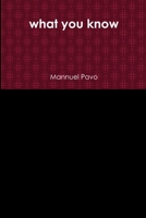 what you know 1387909401 Book Cover