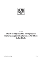 Musik Und Spiritualität Im Englischen Psalter Des Spätmittelalterlichen Mystikers Richard Rolle 3506776185 Book Cover