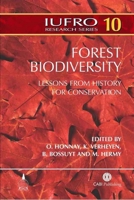 Forest Biodiversity : Lessons from History for Conservation 085199802X Book Cover