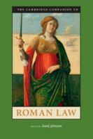 The Cambridge Companion to Roman Law 0521719941 Book Cover