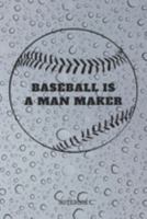 Notebook: Baseball Training Planner / Organizer / Lined Notebook (6" x 9") 1089446764 Book Cover