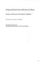 Drugs and Foods from Little-Known Plants: Notes in Harvard University Herbaria 0674216768 Book Cover
