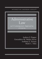 Administrative Law: A Contemporary Approach (American Interactive Casebook) 0314191038 Book Cover