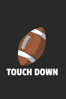 American Football Notizbuch: American Football Notizbuch f�r Liebhaber / Notizheft / Notizblock A5 (6x9in) Dotted Notebook / Punkteraster / 120 gepunktete Seiten 1678726761 Book Cover