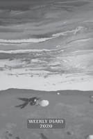 Weekly Diary 2020: Week to a page planner with added extras in the Diary for Student/Teacher/Home/Business - Sea Landscape Grey Cover 1696001188 Book Cover