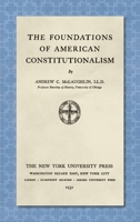 The foundations of American constitutionalism (Premier Americana) B0007EASTM Book Cover