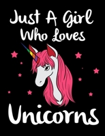 Just a Girl Who Loves Unicorns: The Perfect 2020 Planners for Unicorn Lovers 1706462166 Book Cover