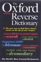 The Oxford Reverse Dictionary