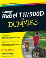 Canon EOS Rebel T1i/500D For Dummies 0470533897 Book Cover
