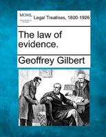 The Law of Evidence 1016810970 Book Cover