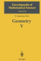 Geometry V: Minimal Surfaces 3642082254 Book Cover