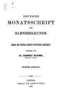 Deutsche Monatsschrift Fur Zahnheilkunde 153367129X Book Cover