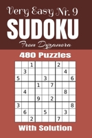 Very Easy Sudoku Nr.9: 480 puzzles with solution 1695739418 Book Cover