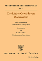 Die Lieder Oswalds Von Wolkenstein 3111280438 Book Cover