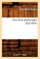 Vers d'un Philosophe 2012631134 Book Cover