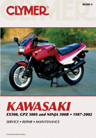 Kawasaki: Ex500, Gpz500s and Ninja 500R : 1987-2002 (Clymer Motorcycle Repair) 0892878428 Book Cover