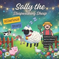Sally the Sleepwalking Sheep: A Whimsical Farm Adventure for Kids: A Laugh Out Loud Bedtime Story, Fun, and Farmyard Surprises| Maze Activity| Drawing| Spot the Difference| Question/Answers B0DT4R77GF Book Cover