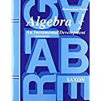 Algebra 1/2: An Incremental Development - Tests and Answers 1591411726 Book Cover
