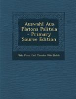 Auswahl Aus Platons Politeia 1019180048 Book Cover