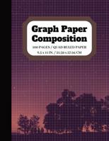 Graph Paper Composition: Squared Graphing Paper Quad Ruled 5 squares per inch 100 pages 8.5 x 11 in. 1096968525 Book Cover