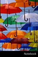 Notebook: Colorido, Fondos De Alta Definici�n, Los Paraguas Cuaderno / Diario / Libro de escritura / Notas - 6 x 9 pulgadas (15.24 x 22.86 cm), 150 p�ginas, superficie brillante. 1707134324 Book Cover