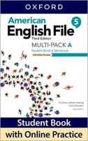 American English File Level 5 Student Book/Workbook Multi-Pack A with Online Practice 0194907171 Book Cover