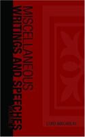 The Miscellaneous Writings and Speeches, Volume II 1426401086 Book Cover