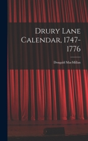 Drury Lane Calendar, 1747-1776 101416379X Book Cover