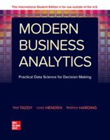 Modern Business Analytics ISE 1266108335 Book Cover