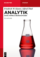 Analytik: Daten, Formeln, Übungsaufgaben (de Gruyter Studium) 3110769123 Book Cover