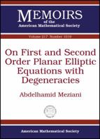 On First and Second Order Planar Elliptic Equations with Deg 0821853120 Book Cover