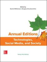 Annual Editions: Technologies, Social Media, and Society 126018028X Book Cover