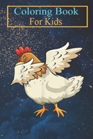 Coloring Book For Kids: Dabbing CHICKEN - ROOSTER Dab Animal Animal Coloring Book: For Kids Aged 3-8 (Fun Activities for Kids) B08HTP4NSS Book Cover