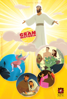 NTV La Gran Historia: Biblia Interactiva, tapa dura impresa 1433620138 Book Cover