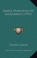 Simple Principle of Investment 1018271856 Book Cover