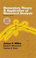 Elementary Theory and Application of Numerical Analysis 0486479064 Book Cover