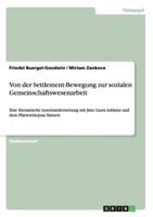 Von Der Settlement-Bewegung Zur Sozialen Gemeinschaftswesenarbeit 3638647919 Book Cover