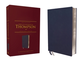 Reina Valera Revisada, Biblia de Referencia Thompson, Leathersoft, Azul añil, Palabras de Jesús en Rojo 0829771174 Book Cover