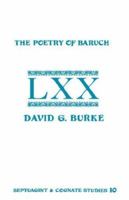 The Poetry of Baruch (Septuagint and Cognate Studies Series, No. 10) 0891303820 Book Cover
