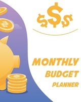 Monthly Budget Planner: Expense tracker bill organizer notebook to manage personal finance (140 pages 8 x 10'') Finance Journal planning workbook 1671249461 Book Cover
