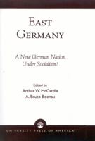 East Germany PB 081913998X Book Cover