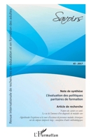 L'évaluation des politiques paritaires de formation: Article de recherche Revue Internationale de recherches en éducation et en formation des adultes (Savoirs) (French Edition) 2343137757 Book Cover