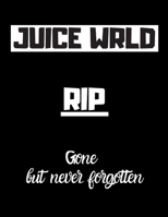 Juice Wrld Rip: Notebook/notebook/diary/journal perfect gift for all Juice Wrld fans. 80 black lined pages A4 8.5x11 inches 1673338860 Book Cover