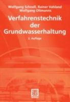 Verfahrenstechnik Der Grundwasserhaltung 3519150239 Book Cover