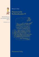 Neuassyrische Rechtsurkunden IV 3447064587 Book Cover