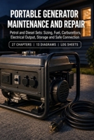 Portable Generator Maintenance and Repair: Petrol and Diesel Sets: Sizing, Fuel, Carburettors, Electrical Output, Storage and Safe Connection B0HDLL4Y6X Book Cover