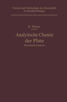 Analytische Chemie Der Plaste 3540016171 Book Cover