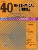 40 Rhythmical Studies: B-Flat Clarinet 0769208223 Book Cover